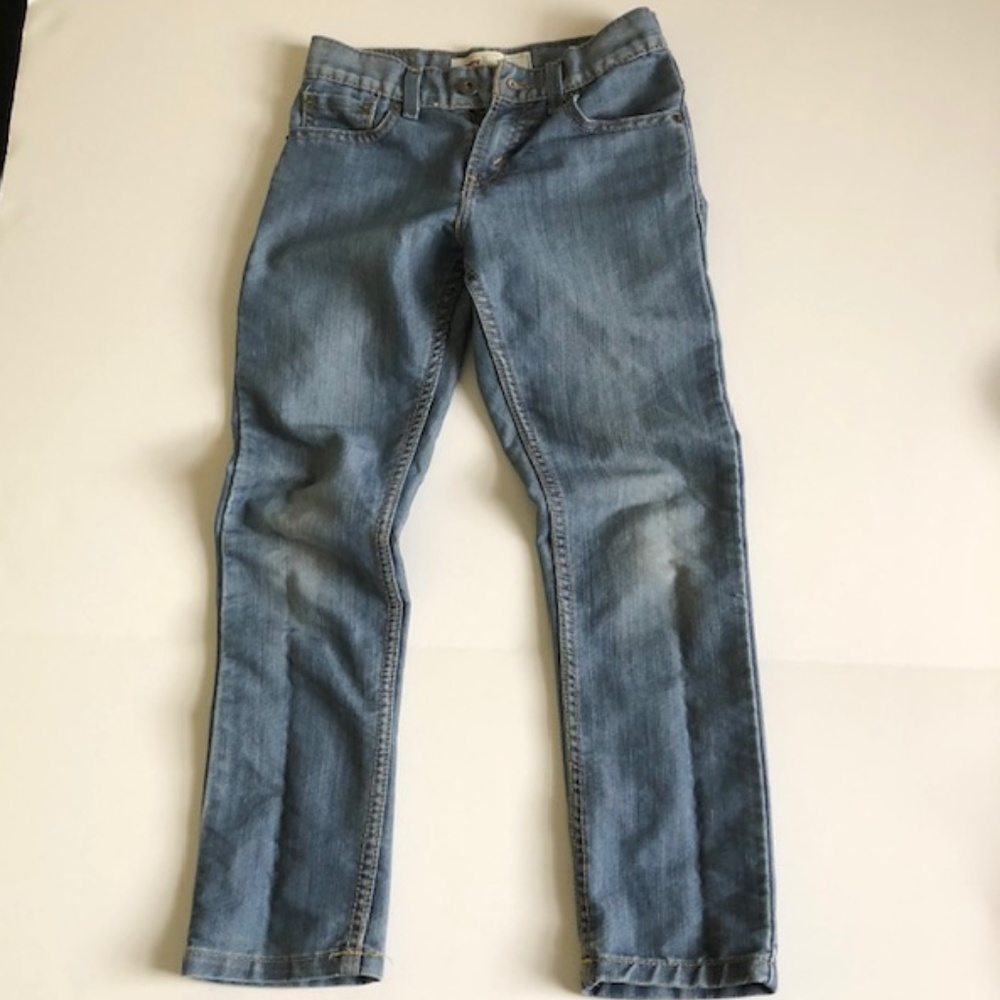 Boys Levis Classic Blue Jeans Regular Fit Size 10
